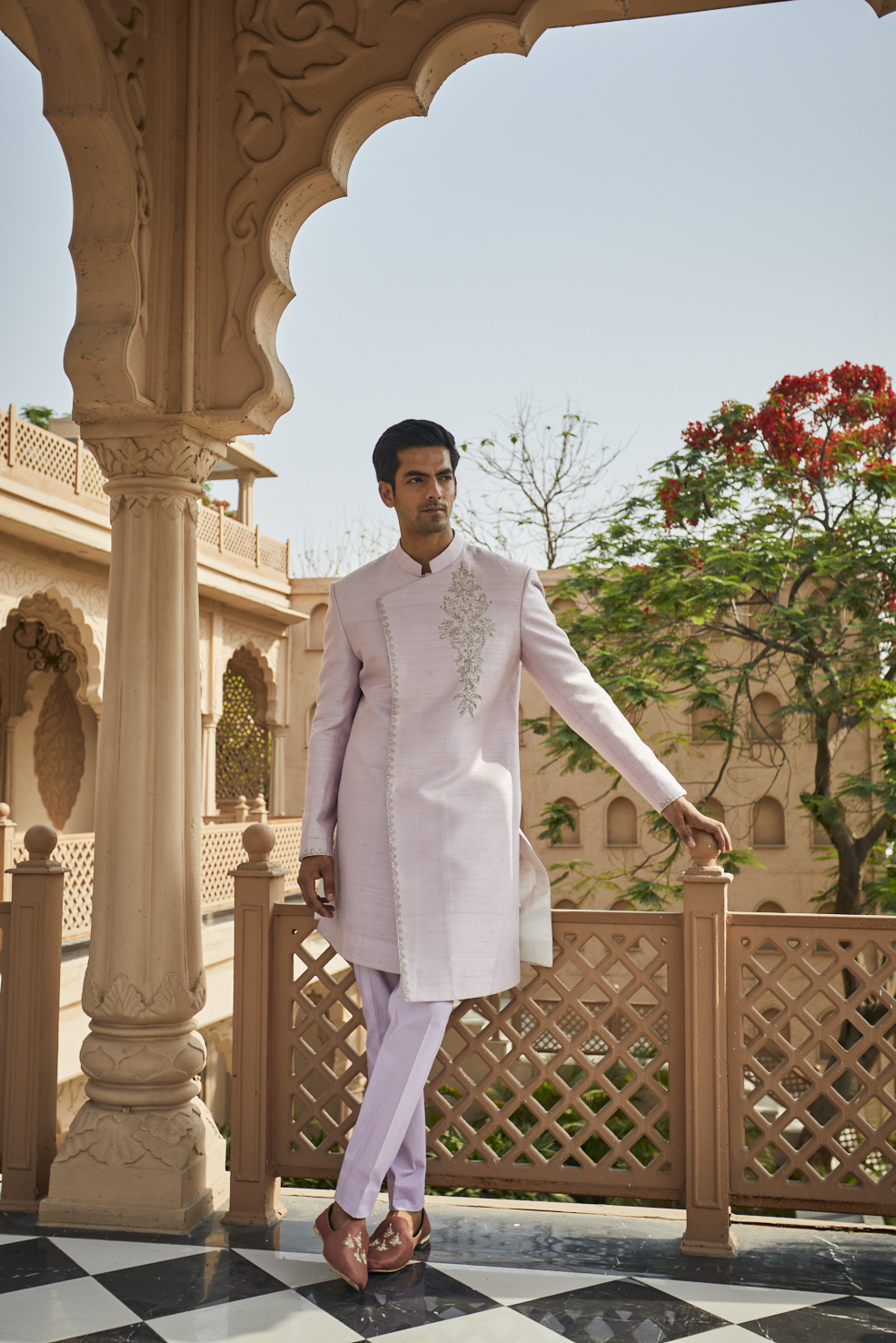 LILAC INDOWESTERN SHERWANI