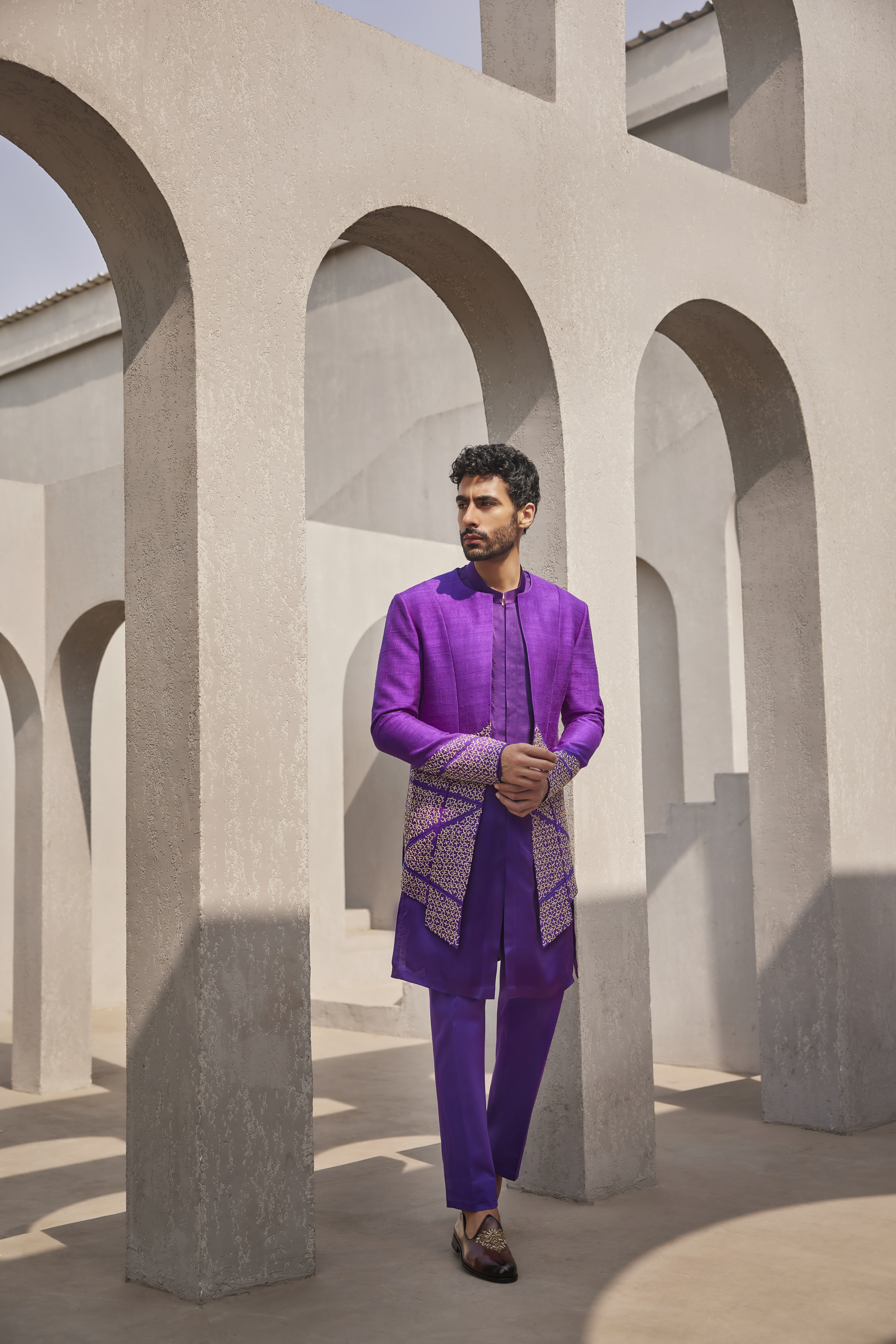 ROYAL PURPLE INDOWESTERN JACKET SET