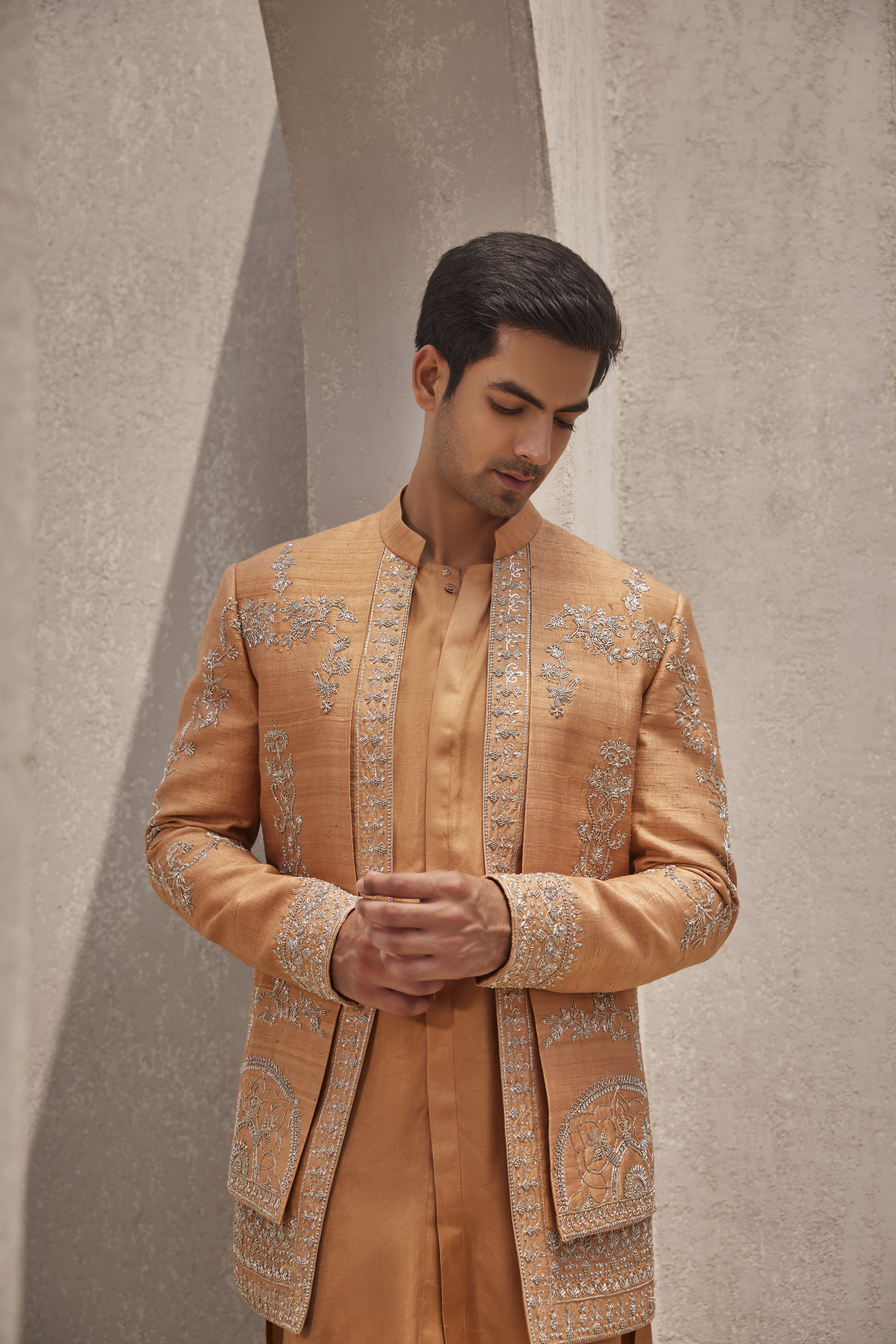 Alternate view of CADMIUM ORANGE INDOWESTERN JACKET